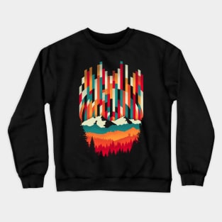 Sunset in Vertical Crewneck Sweatshirt